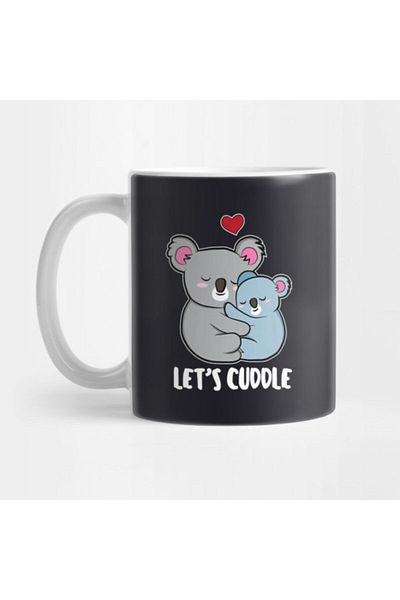 TatFast Light Cut Let S Cuddle t for Koala Lovers - Mug, Gift, Dowry and Presentation Holder