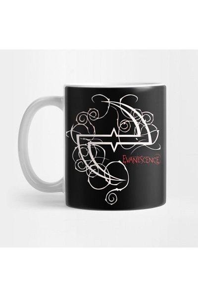 TatFast كوب Evanescence Rock، هدية، مهر، حامل عرض
