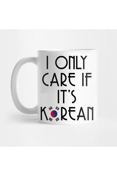 TatFast أنا فقط أهتم إذا كان كوب Kpop Idol Media Stan ذو العلم الكوري