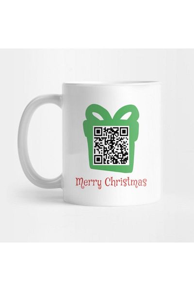 TatFast Qr Rick Rolled - كوب عيد الميلاد، هدية، مهر، حامل العرض