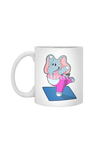 Fizello كوب أبيض للسيدات لليوجا من Elefant