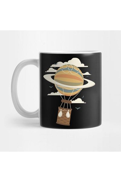 TatFast Artistic Hot Air Balloon Mug, Gift, Dowry, Presentation