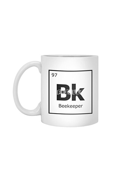 Fizello Beekeepers On Periodic Table كوب أبيض، هدية، مهر، عرض