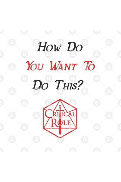 TatFast How Do You Want to Do This? Critical Role Trophy, Gift, Dowry, Presentation