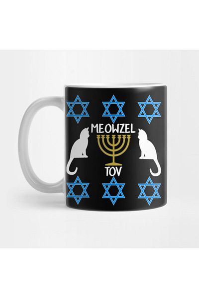 TatFast كوب Meowzel Tov، هدية، مهر، حامل عرض