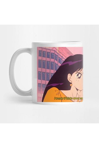 TatFast كوب Sailor Mars Boy Quote، هدية، مهر، عرض