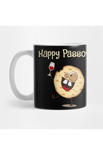 TatFast Pesach Matzah - Happy Passover - كوب، هدية وعرض المهر
