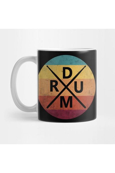 TatFast Drummer T, Drum Sticks Dhirt Mug, Gift, Dowry, Presentation Holder