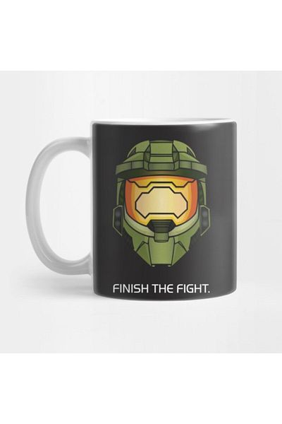 TatFast كوب Master Chief Finish The Fight (DARK)، هدية، مهر، هدية