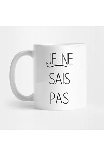 TatFast Je Ne Sais Pas - أنا لا أعرف اقتباس كوب هدية المهر