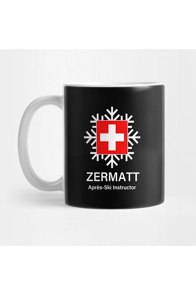 TatFast Les Diablerets Apres Ski Instructor Mug, Gift, Dowry, Presentation