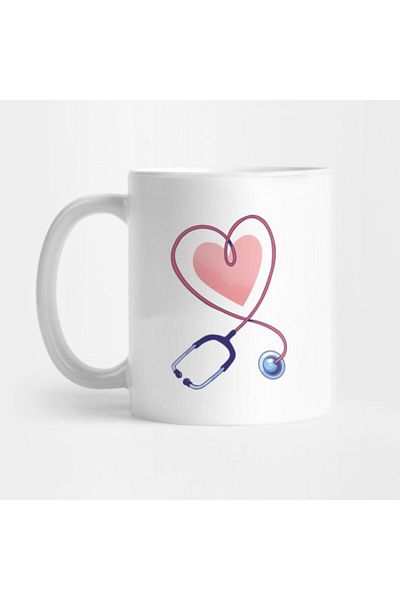 TatFast كوب طبيب على شكل قلب، هدية، مهر، عرض
