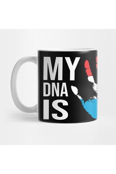 TatFast Luxembourg Flag, My Dna Is Luxemburg, Letérg Flag Mug