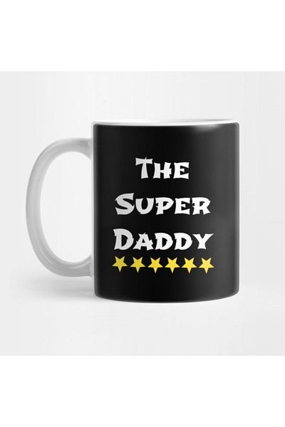 TatFast Super Daddy - Mug, Gift, Dowry and Presentation Holder - for Father's Day and Birthday