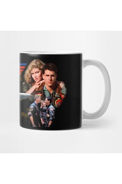TatFast كوب Top Star Gun Jet Soldier And Blonde Girl، هدية، مهر، عرض