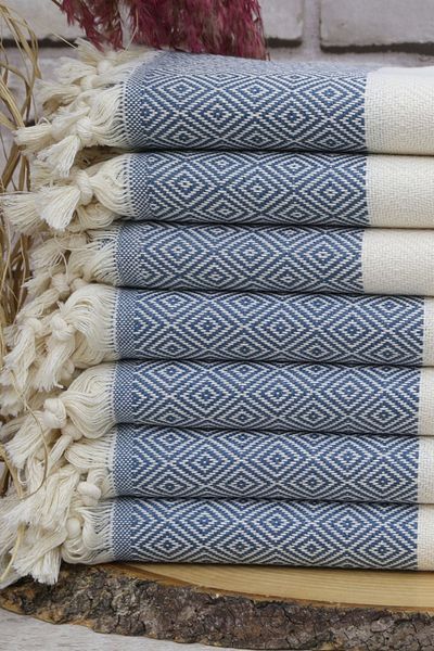 Fabric Box 100% bumbac natural - prosop de baie Diamond Peshtemal, prosop de plajă pentru baie turcească