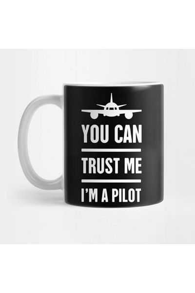 TatFast Funny Airplane Pilot Design Mug, Gift, Dowry, Presentation