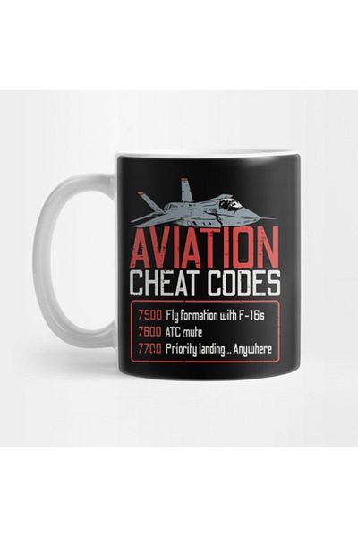 TatFast Aviation Day t S Jet Pilot Gift Mug, Gift, Dowry, Presentation Holder