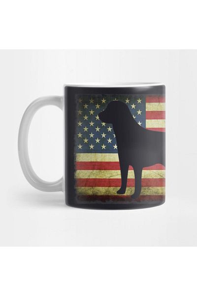 TatFast 4Th of July Patriotic Labrador Retriever Mug - Gift, Dowry and Presentation