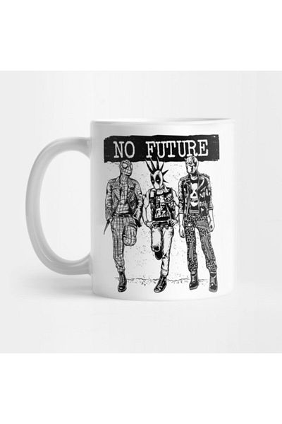 TatFast No Future for Punks Mug, Gift, Dowry, Presentation