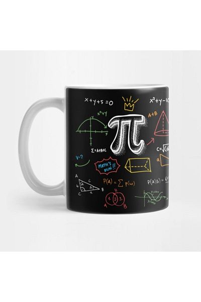 TatFast كوب Pi Spiral Math لمحبي المعلم، هدية، مهر، عرض تقديمي
