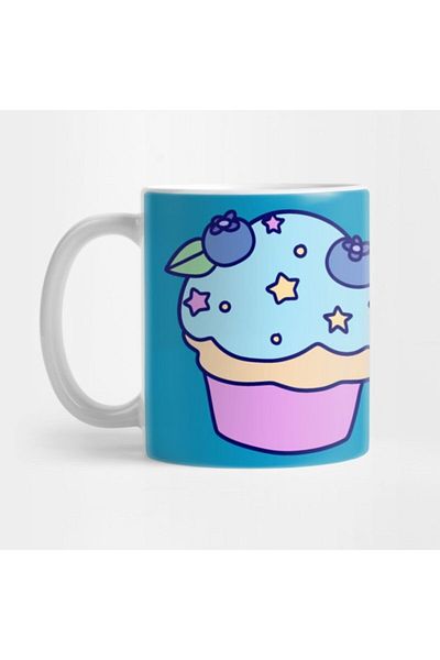 TatFast Blueberry Cupcake Mug, Gift, Dowry, Presentation