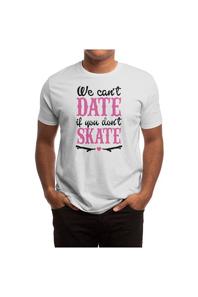 Fizello Λευκό μπλουζάκι Sk8er Skateboarder Unisex