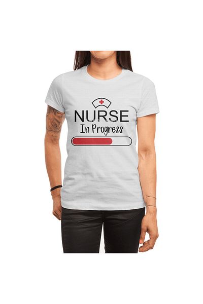 Fizello Men's and Women's Unisex White T-Shirt - Nurse Funny Quote Gift, Birthday and Christmas Number