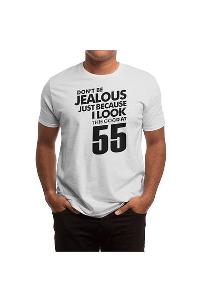 Fizello Ai avut 55 de ani pentru viața nr. 55 Tricou alb unisex - Cadou pentru bărbați și femei