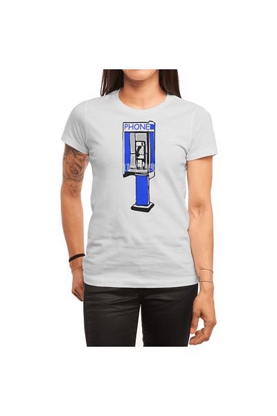 Fizello Ανδρικό και γυναικείο λευκό μπλουζάκι Unisex - WiFi Drown