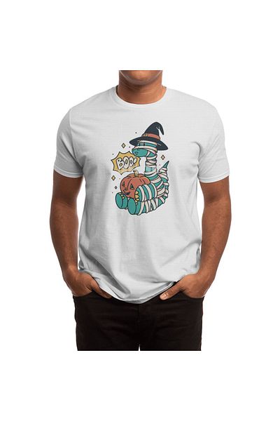 Fizello Unisex Dinosaur Are You Halloween T-Shirt - Ανδρικά και γυναικεία λευκά μπλουζάκια