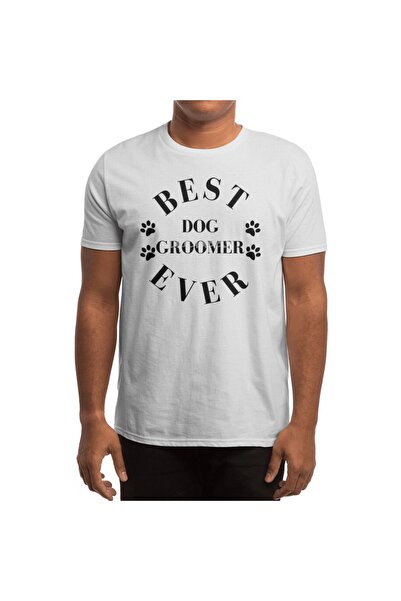 Fizello Best Dog Groomer Ever - Λευκό μπλουζάκι για άνδρες, γυναίκες και Unisex