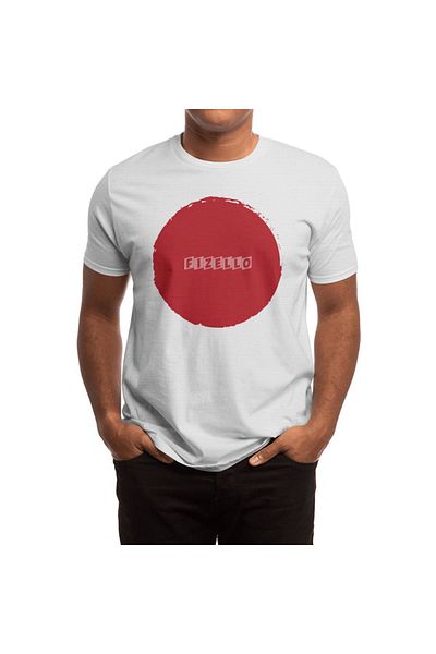 Fizello Λευκό μπλουζάκι για άνδρες και γυναίκες - I Love Japan, My Home, My Country Unisex T-shirt