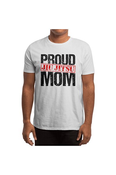 Fizello Μπλουζάκι Jiu Jitsu Proud Mother Bjj Unisex Λευκό Martial Arts