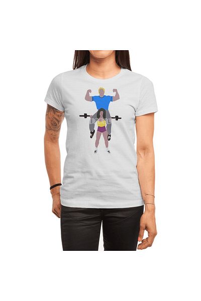 Fizello Tricou alb pentru bărbați și femei - Let's Be Strong Together Couple Tricou unisex