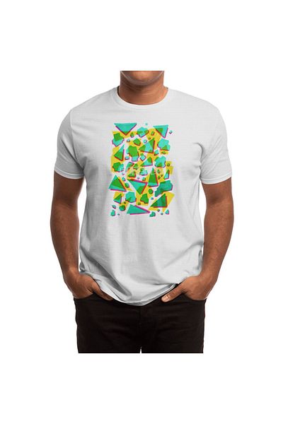 Fizello Tricou alb pentru petrecere pizza pentru bărbați și femei - unisex