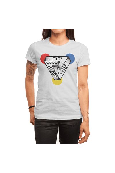 Fizello Λευκό μπλουζάκι Triune Unisex