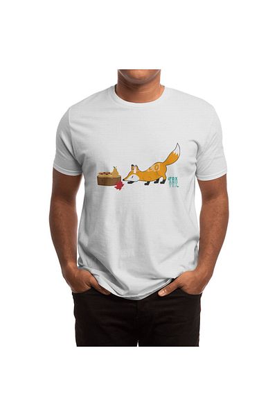 Fizello Fox And Tea _ Λευκό μπλουζάκι Unisex Sweet September