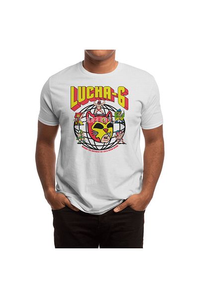 Fizello Λευκό μπλουζάκι Lucha-6 World Wide Unisex