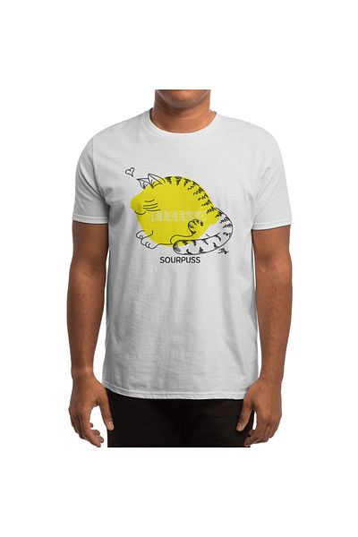 Fizello Λευκό μπλουζάκι Sourpuss Unisex