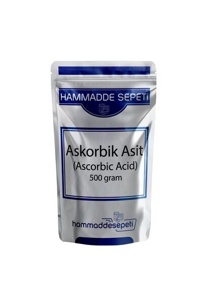 Hammadde Sepeti Askorbik Asit Vitamin C 500 gr