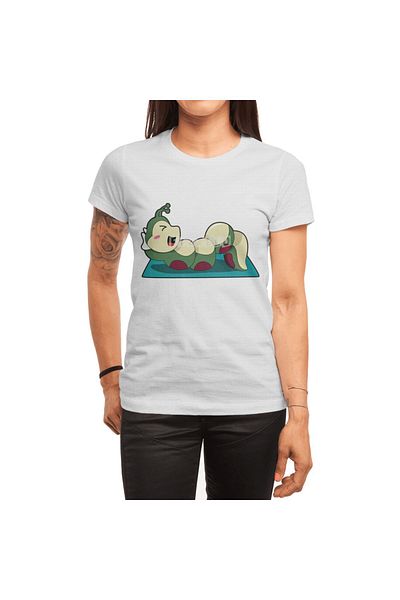 Fizello Tricou alb unisex Caterpillar Fitness Workout - Tricou pentru bărbați și femei