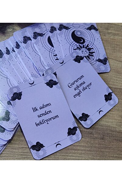 fırsatlar diyarı Eril Dişil Tarot Konuşturma Kartları - Lila