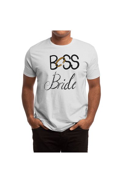 Fizello Λευκό μπλουζάκι Boss Bride Unisex