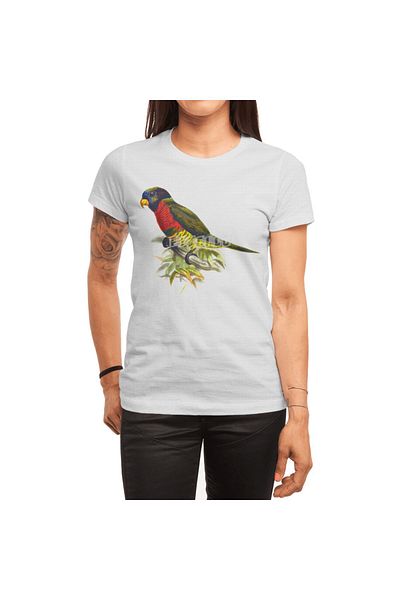 Fizello Tricou alb unisex pentru bărbați și femei - Cute Birds # 2