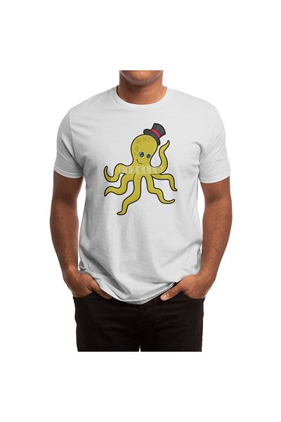 Fizello Μπλουζάκι Unisex White Octopus Line - Ανδρικά και Γυναικεία