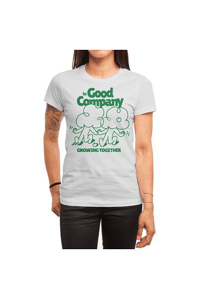 Fizello Λευκό μπλουζάκι Unisex In Good Company