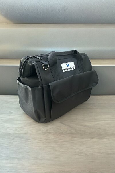 WORKINBAG Siyah 12'' Bez Takım Alet, Sağlık, Ilkyardım ,elektrik ,tekniker Çantası
