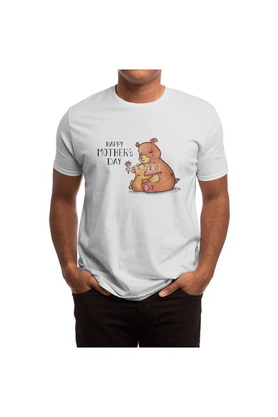 Fizello Tricou pentru bărbați și femei - Cadou alb unisex de Ziua Mamei