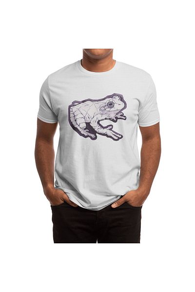 Fizello Λευκό μπλουζάκι Cope's Grey Tree Frog με σχέδιο Unisex